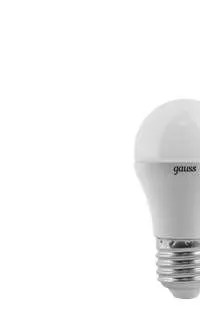 фото Лампа светодиодная Black 6.5Вт шар 4100К бел. E27 550лм 150-265В Gauss 105102207