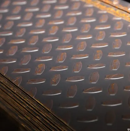 Фото №0 Лист рифленый 8x1100x5000, ромб, сталь 3сп5, 3пс5, ГОСТ 8568-77