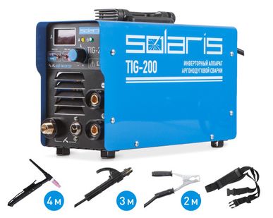 фото Аппарат аргонодуговой сварки Solaris TIG-200P