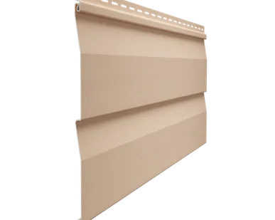 фото Сайдинг Docke Корабельный брус D4, 5DL Персик Деке Стандарт виниловый