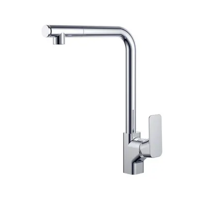 Фото №0 Смеситель для кухни D&K Berlin Freie с выдвижной лейкой