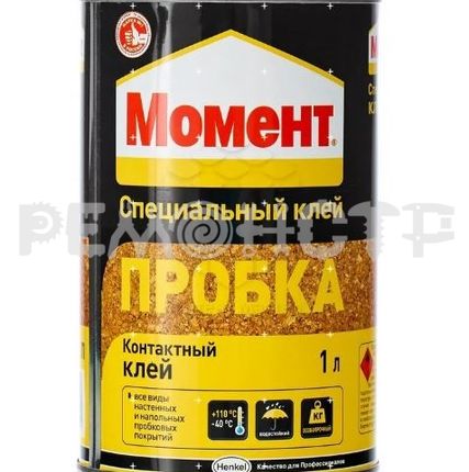 Фото №0 Клей 'Момент Пробка', 1 л (805035)  (6) ВС П (ВЗ)
