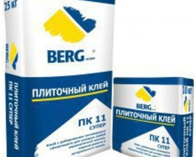 фото ПК 11 СУПЕР Плиточный клей BERGhome
