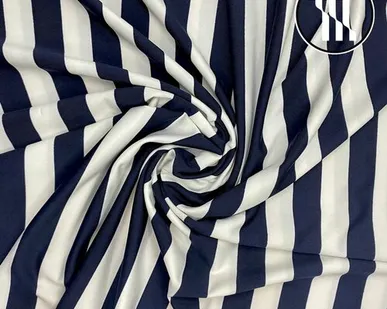 фото Масло принт Полоска цв. Темно-синий