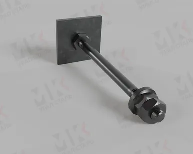 фото Болт фундаментный тип 2.1 М24х600 мм ГОСТ 24379.1-2012 с анкерной плитой