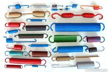 фото Пружины растяжения. Диаметр проволоки 3,4 мм