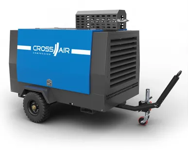 фото Дизельный передвижной компрессор Borey180-13FZD с осушителем и ПЖД