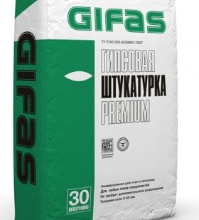 фото Штукатурка гипсовая Gifas Premium, 30кг