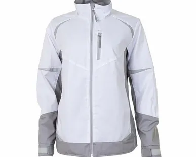 фото Женская летняя куртка Brodeks KS 228, белый/серый