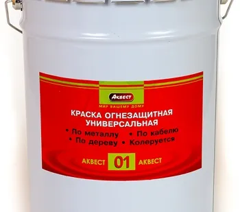 фото Огнезащитная краска Аквест-01