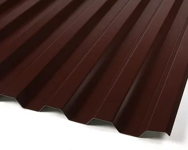 фото Профнастил С-21 окрашенный 0,5 мм.