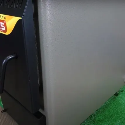 Фото №15 Котел на твердом топливе Каракан 20 ТПЭ 3, 20 кВт с плитой