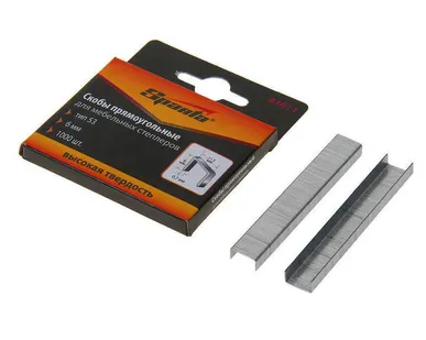 фото Скобы для степлера тип 53 6мм (1000шт) Sparta