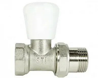 фото Клапан регулирующий прямой 1/2 внутренняя/наружная резьба STI 2033