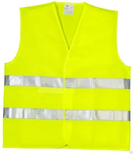 фото Жилет сигнальный лимонный размер 52-54