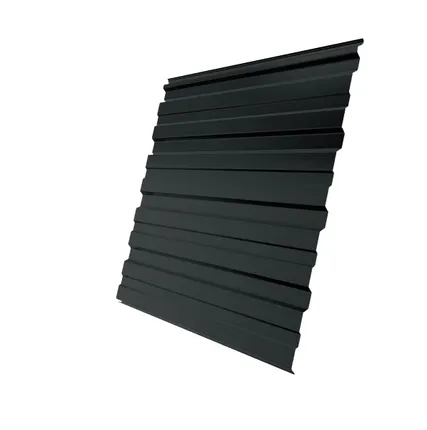 Фото №0 Профнастил С10R Grand Line 0,5 Quarzit Pro Matt RAL 7016 антрацитово-серый