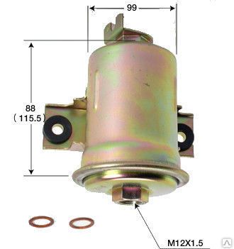 Фото №0 Фильтр топливный JD FC-183 Toyota 23300-19295