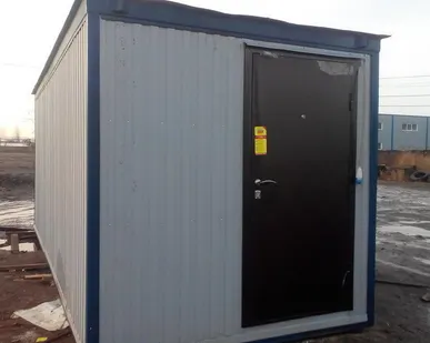 фото Строительный вагончик 6*2,4, утепление 50, вагонка, перегородка,электрика