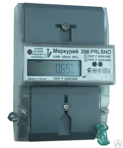 фото Счетчики электроэнергии / 1-фазный 2-тарифный Меркурий 206 RN
