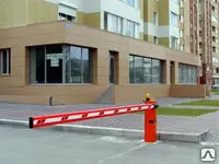 фото Монтаж автоматического шлагбаума