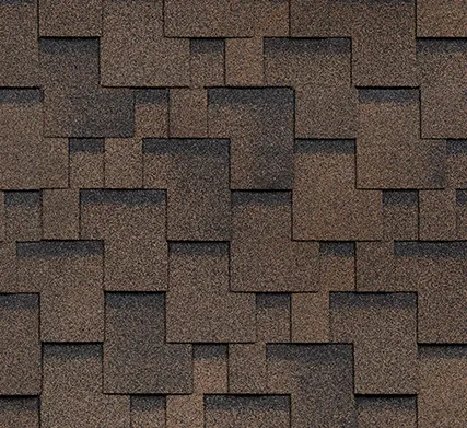 Фото №0 Черепица гибкая ТЕХНОНИКОЛЬ Shinglas Финская Аккорд Коричневый (3 м2 / упак)