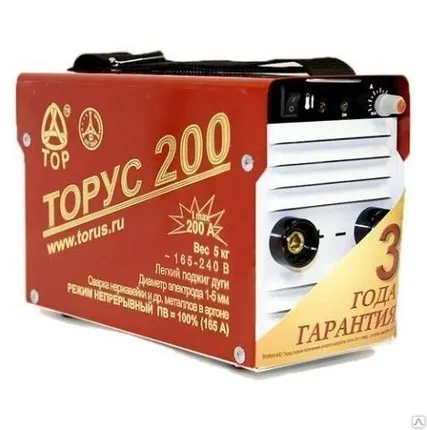 Фото №0 Сварочный инвертор ТОРУС-200 КЛАССИК (+провода)