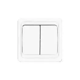фото Выключатель 2-кл. СП Валери 10А IP20 бел. UNIVersal В0023