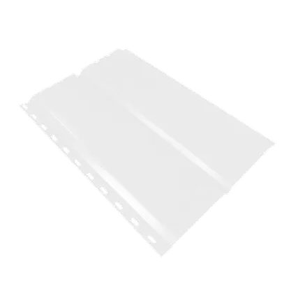 Фото №0 Сайдинг Кровля Сервис Брусnika софит Сигнальный белый 0,45 мм Полиэстер