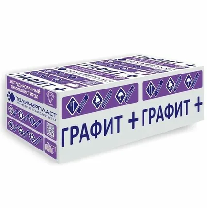 Фото №0 Экструдированный пенополистирол Графит+ 35 1180х580х20мм