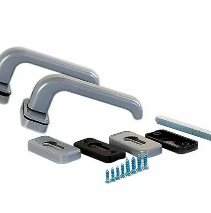 Фото №0 Гарнитур нажимной Elementis раздельный, серебро