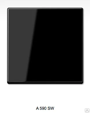 Фото №0 A590SW JUNG A серия Клавиша для выключателя одноклавишного, черный