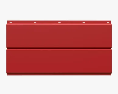 фото Сайдинг Потолочно-фасадная панель «Софит» Premium, 0.5 мм RAL 3020, Алый