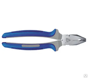 Фото №0 Плоскогубцы 180мм, CrV, хром покрытие, 2-компон ручки 103122-180 УПРАВДОМ