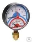 фото Термоманометр радиальный ICMA 1/2; атм/Т град: 0-6/ 0-120