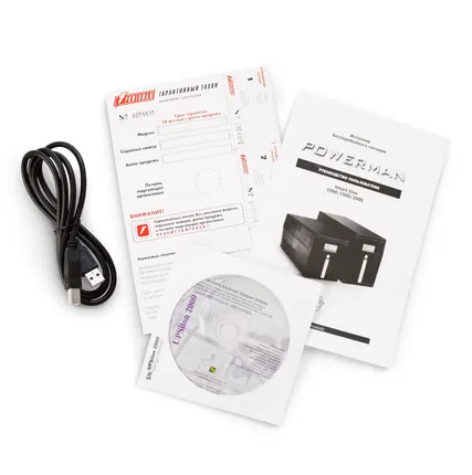 Фото №1 ИБП POWERMAN SMART SINE 1000