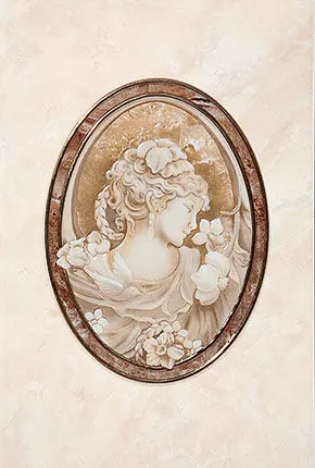 Фото №0 Декор Intercerama Pietra Коричневый 230x400