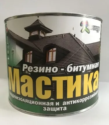 Фото №0 Мастика битумно-резиновая Контур 1,8кг