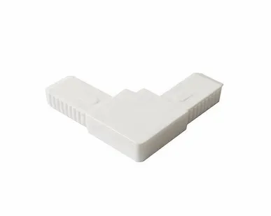 фото Уголок ABS полый для профиля МС-БАЗА белый