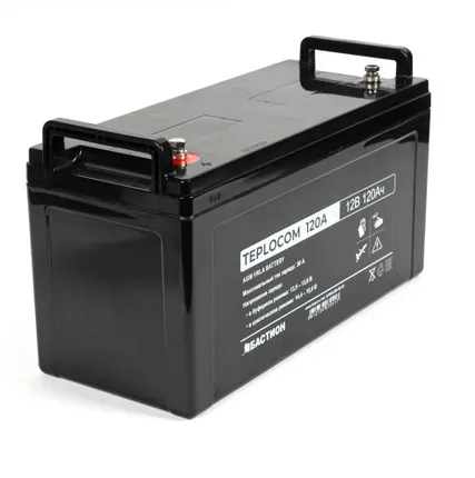 Фото №1 Аккумулятор для ИБП котла 120 А*ч Teplocom свинцово-кислотный, 12В