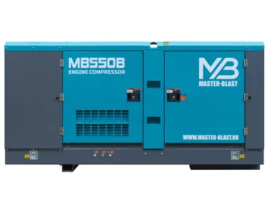 фото Винтовой компрессор Master Blast MB550B-7 (дизельный)