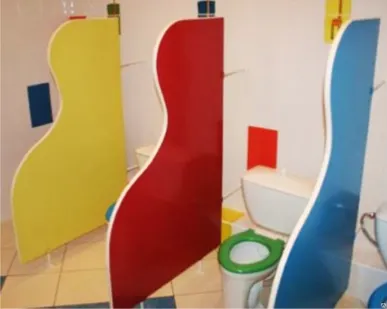 фото Сантехнические перегородки