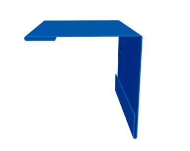 фото Угол внешний 110х110 0,4 PE с пленкой RAL 5005 сигнальный синий