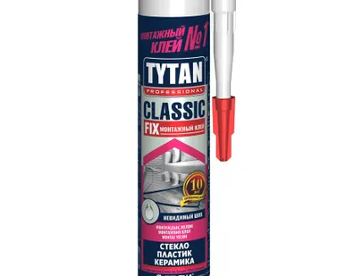 фото Монтажный клей каучуковый Tytan Professional CLASSIC FIX прозрачный (310 мл)