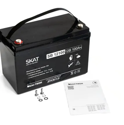 Фото №4 Аккумулятор для ИБП котла 100 А*ч Skat Teplocom свинцово-кислотный, 12В