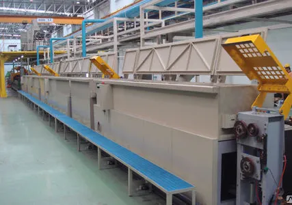 Фото №0 Линия гальванического меднения сварной проволоки, МПС