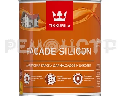 фото Краска фасад  0,9л база A гл/м Tikkurila FACADE Silicon (6) ЭК П
