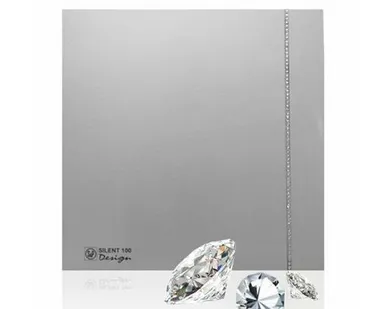 фото Осевой вентилятор SILENT 100 CZ DESIGN SILVER SWAROVSKI Soler&Palau
