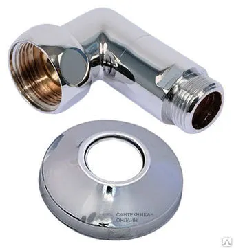 Фото №0 Соединение угловое г/ш 3/4"х1" хром Luxon 741SCH1005