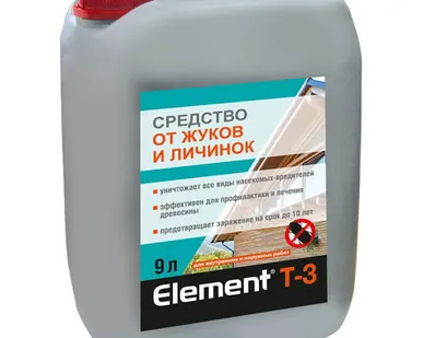 фото Element T-3 Средство от жуков и личинок 9 л