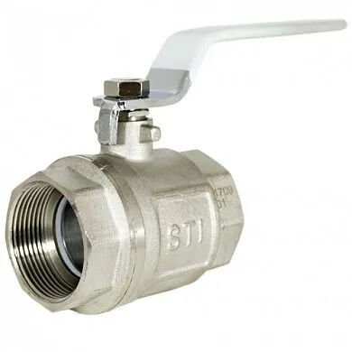 Фото №0 Кран шаровой латунный Ду15 Ру40 муфта-муфта, ручка "рычаг", STI /Кран шаровой STI ГГ рычаг 15